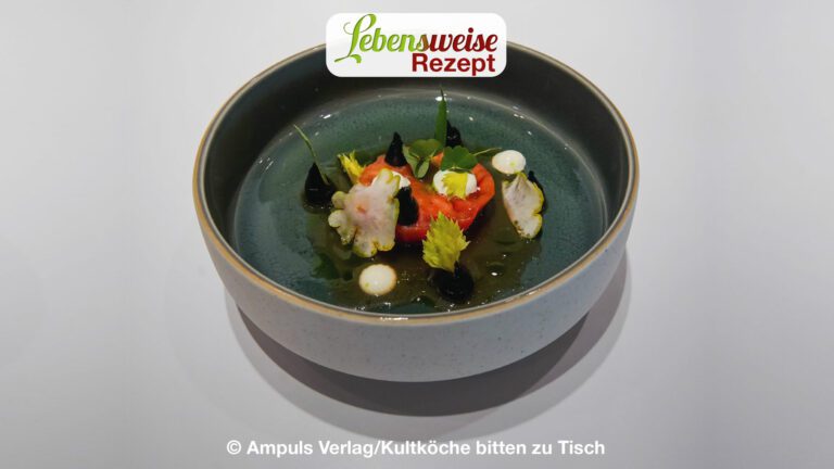 Ochsenherztomate mit Salzzitrone