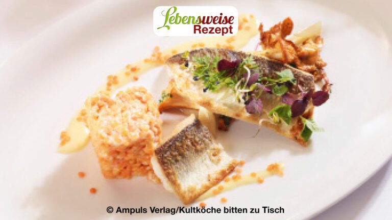 Reinanke mit Rahmlinsen und Eierschwammerln