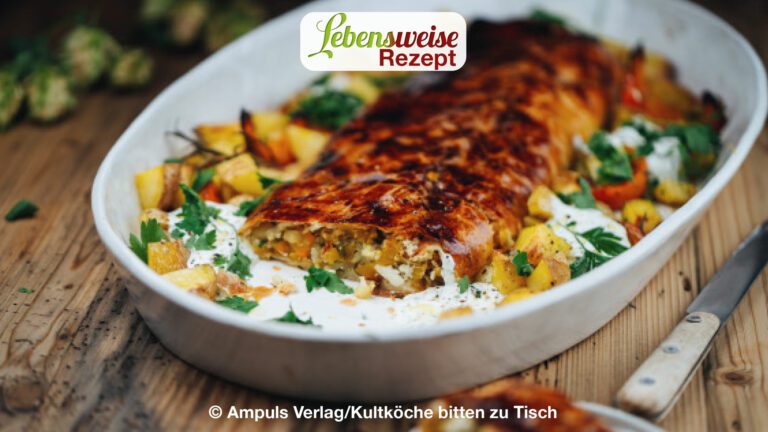 Kürbis-Kartoffel-Strudel